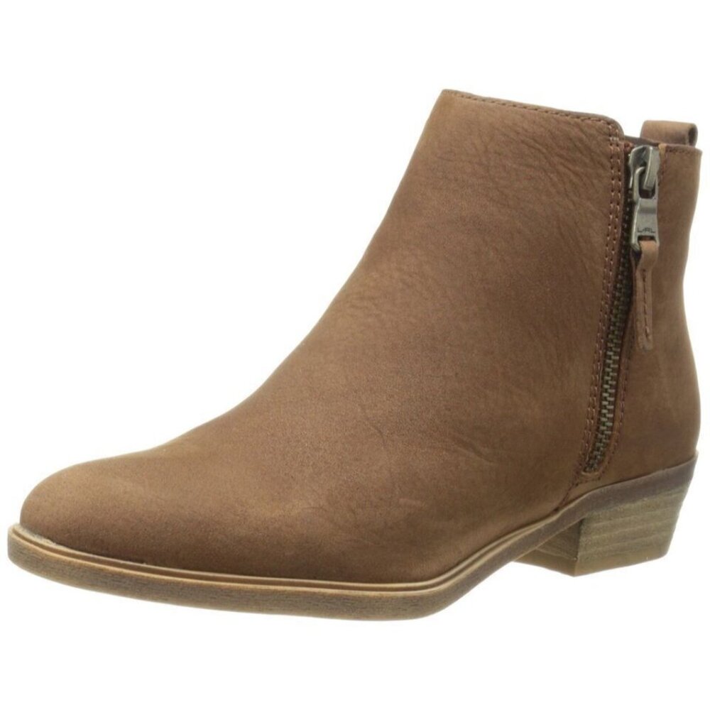 Lauren Ralph Lauren Shira Booties in Dark Snuff Oily Nubuck  Size 10B New In Box - Picture 6 of 9